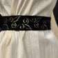Embroidered Traditional Black Belt